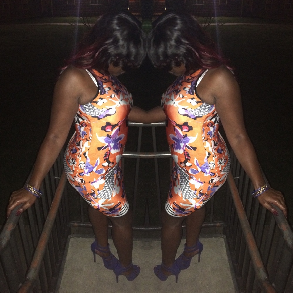 Floral Bodycon Dress